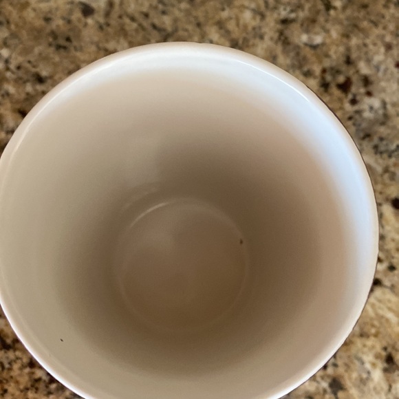 NWOT: SCM Home Design Stoneware: 16oz Coffee Cup Purple and Cream - Picture 3 of 4